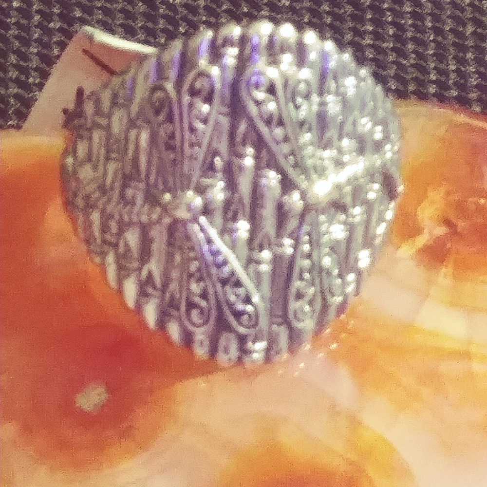 NWT-STERLING SILVER ABSTRACT DRAGONFLY STERLING.BIG RING 11